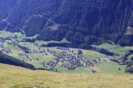 Sajathütte Aufstieg von der Bodenalm